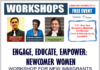 Free Newcomer Workshops on 27th January at Etobicoke Civic Centre