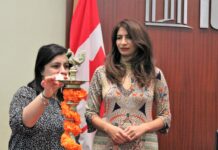 Hon.Harinder Malhi honoured with IWD Women Achiever Award 2018
