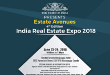 The Times of India Presents Estate Avenues India Real Estate Expo 2018 at Mississauga